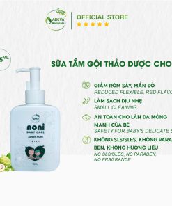 Sữa Tắm Gội Thảo Dược Cho Bé - Adeva Noni Baby Care 250ML